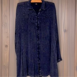 Free People blue wash dress